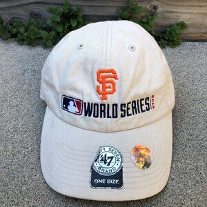 '47 FORTY SEVEN 2014 World Series San Francisco Giants Hat Men's MLB Cap Khaki